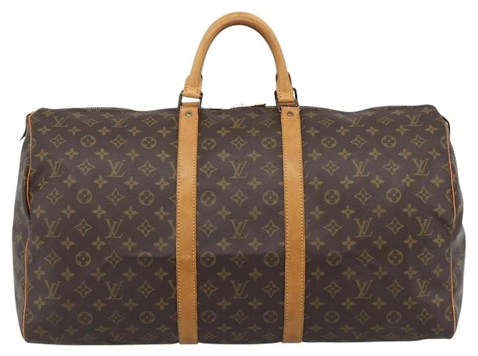 LOUIS VUITTON Borsa Boston Monogram Keepall 55 M41424 LV Auth 190412A Monogramma - vista 13