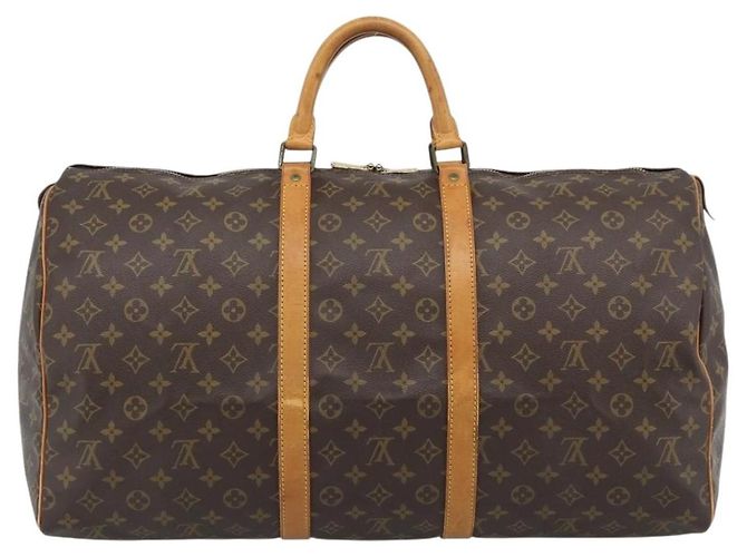 LOUIS VUITTON Borsa Boston Monogram Keepall 55 M41424 LV Auth 190412A Monogramma - vista 2