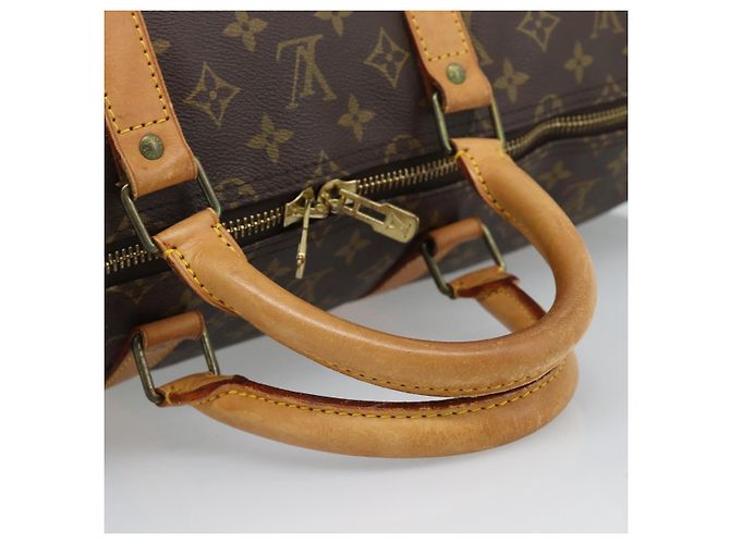 LOUIS VUITTON Borsa Boston Monogram Keepall 55 M41424 LV Auth 190412A Monogramma - vista 7