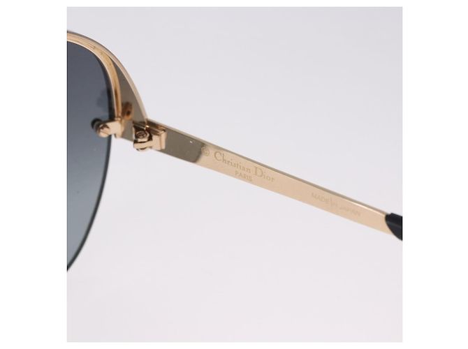 Gafas de sol Christian Dior metal Light Blue Black Auth BA14499A Negro Azul claro - vista 13