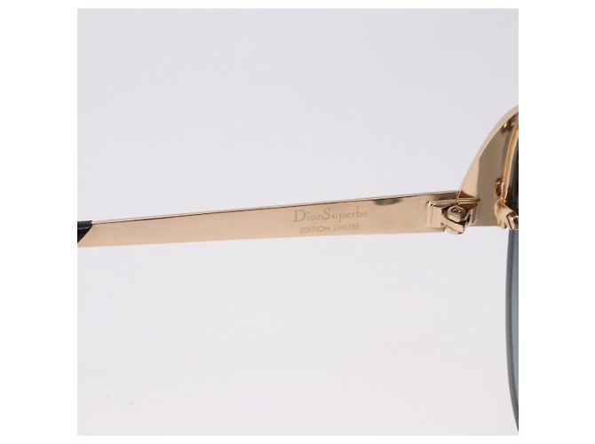 Gafas de sol Christian Dior metal Light Blue Black Auth BA14499A Negro Azul claro - vista 14