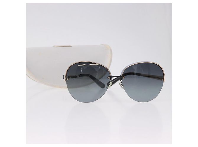 Gafas de sol Christian Dior metal Light Blue Black Auth BA14499A Negro Azul claro - vista 19