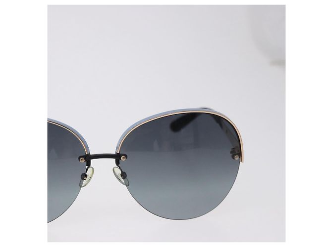 Gafas de sol Christian Dior metal Light Blue Black Auth BA14499A Negro Azul claro - vista 5