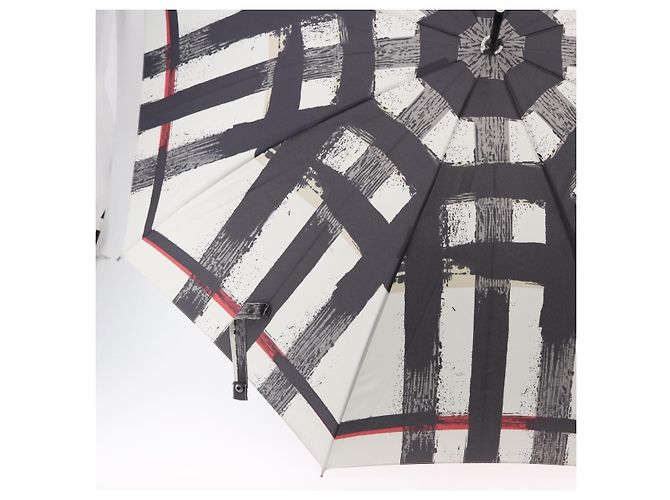 Parapluie BURBERRY Nova Check Nylon Gray Auth YKZ611A Marron - vue 5