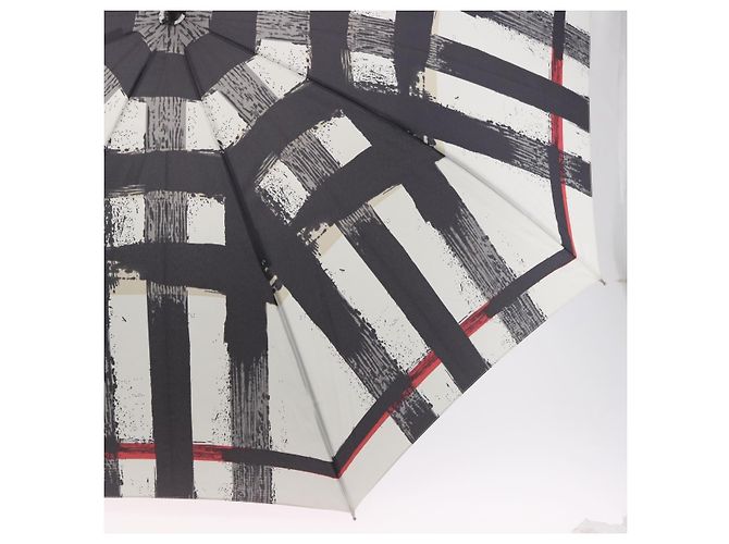 Parapluie BURBERRY Nova Check Nylon Gray Auth YKZ611A Marron - vue 6