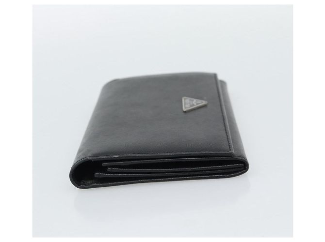 LOUIS VUITTON PRADA Long Wallet Leather PVC 2 Set Black Brown LV Auth ar14087 Marrone Nero - vista 10