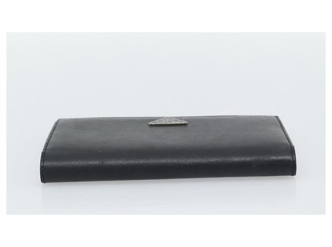 LOUIS VUITTON PRADA Long Wallet Leather PVC 2 Set Black Brown LV Auth ar14087 Marrone Nero - vista 11