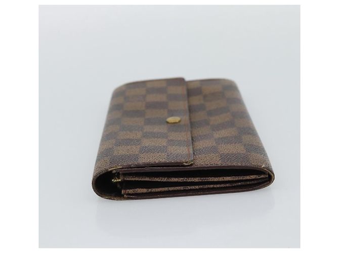 LOUIS VUITTON PRADA Long Wallet Leather PVC 2 Set Black Brown LV Auth ar14087 Marrone Nero - vista 4