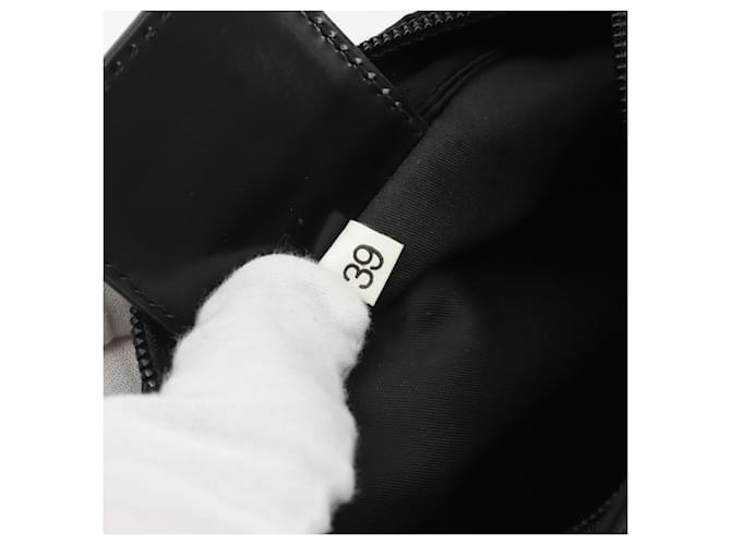 Borsa a Spalla PRADA Nylon Nero Argento Auth 191800V - vista 21