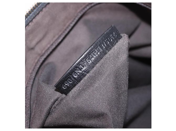 Borsa Tote FENDI Zucchino Canvas Nera Oro Auth ka5213 Nero D'oro - vista 23