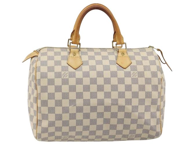 LOUIS VUITTON Borsa Damier Azur Speedy 30 N41533 LV Auth mr2674A - vista 13