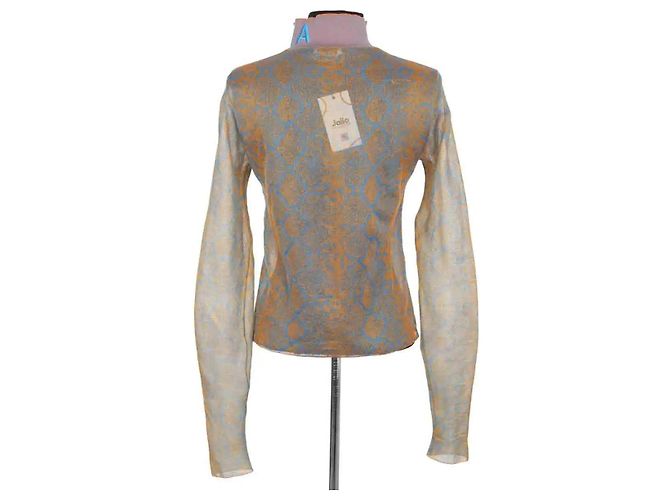 Nina Ricci Top dorado - vista 4