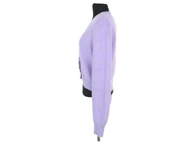 Jacquemus Strickjacke aus Wolle violett Lila - Ansicht 3