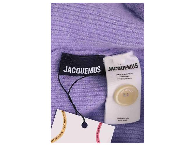 Jacquemus Strickjacke aus Wolle violett Lila - Ansicht 5