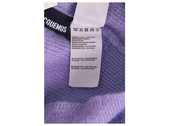 Jacquemus Strickjacke aus Wolle violett Lila - Ansicht 6
