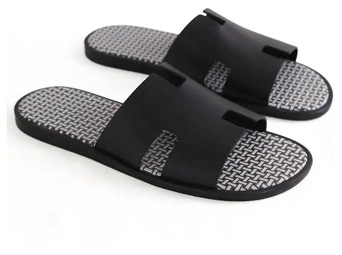 Hermès Sandali neri Nero - vista 3