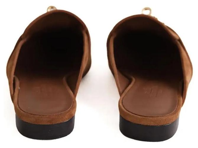 Hermès Camel mules - view 2