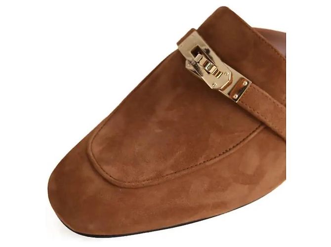 Hermès Camel mules - view 4