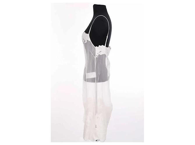 Abito Givenchy in seta bianca Bianco - vista 3