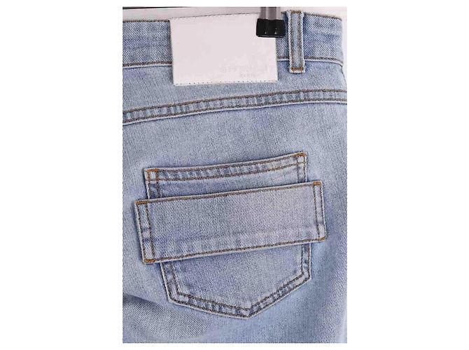 Jeans slim Givenchy azuis de algodão Azul - vista 4