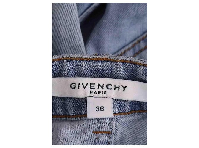 Jeans slim Givenchy azuis de algodão Azul - vista 5