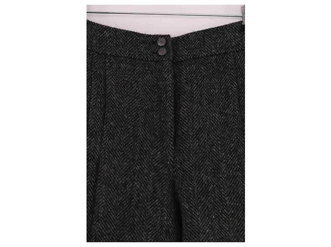 Short Chanel de lana gris - vista 2