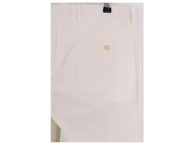 Hermès Pantalón recto blanco - vista 4