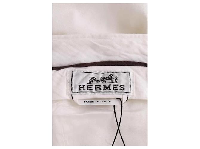 Hermès Pantalón recto blanco - vista 5