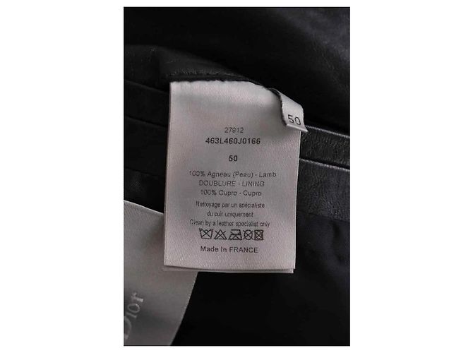Dior Lederjacke Schwarz Herren M - Ansicht 6