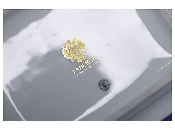 Faberge, posacenere con stampa Bianco - vista 7