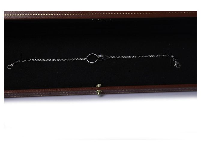 Cartier, bracciale Love su una catena in oro bianco Argento - vista 6