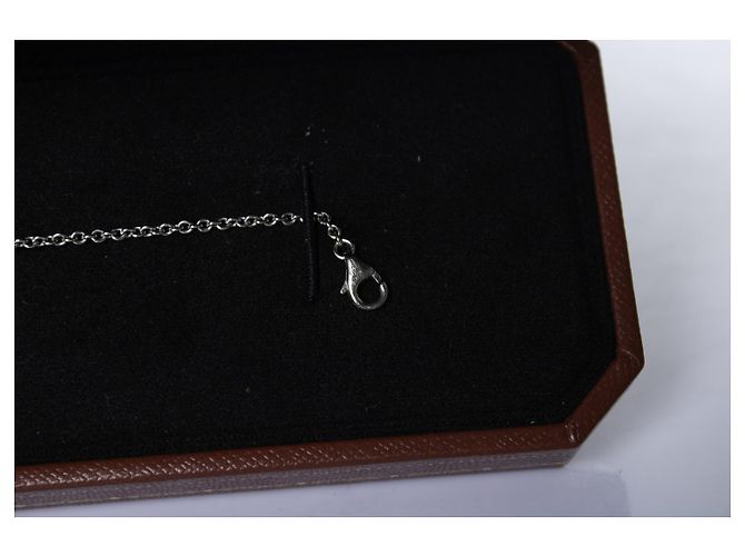 Cartier, bracciale Love su una catena in oro bianco Argento - vista 8