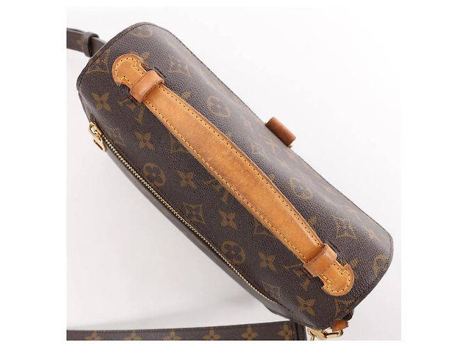 Borsa a tracolla Louis Vuitton Metis MM in tela Monogram marrone M44875 - vista 6