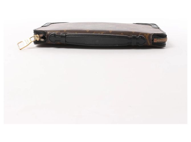 Portafoglio Louis Vuitton Macassar Daily Organizer Monogram Marrone x Nero M60679 - vista 4