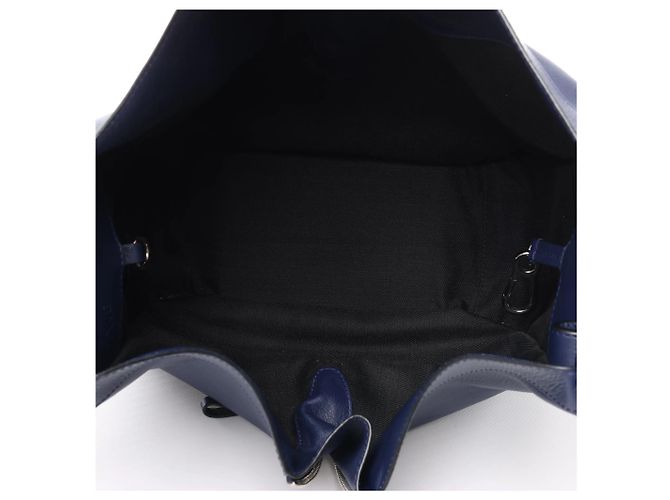 Borsa a mano 2Way in pelle LOEWE Hammock Medium in blu navy - vista 12