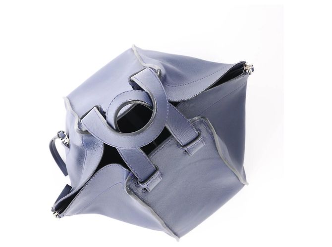 Borsa a mano 2Way in pelle LOEWE Hammock Medium in blu navy - vista 6