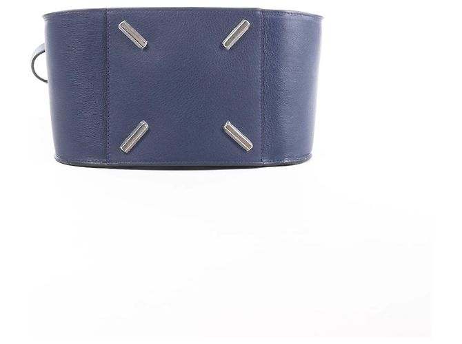 Borsa a mano 2Way in pelle LOEWE Hammock Medium in blu navy - vista 7
