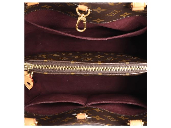 2Way Handtasche Louis Vuitton Montaigne MM aus Monogram Canvas in Braun M41056 Bordeaux - Ansicht 13