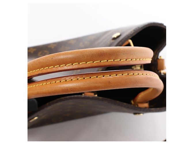 2Way Handtasche Louis Vuitton Montaigne MM aus Monogram Canvas in Braun M41056 Bordeaux - Ansicht 3