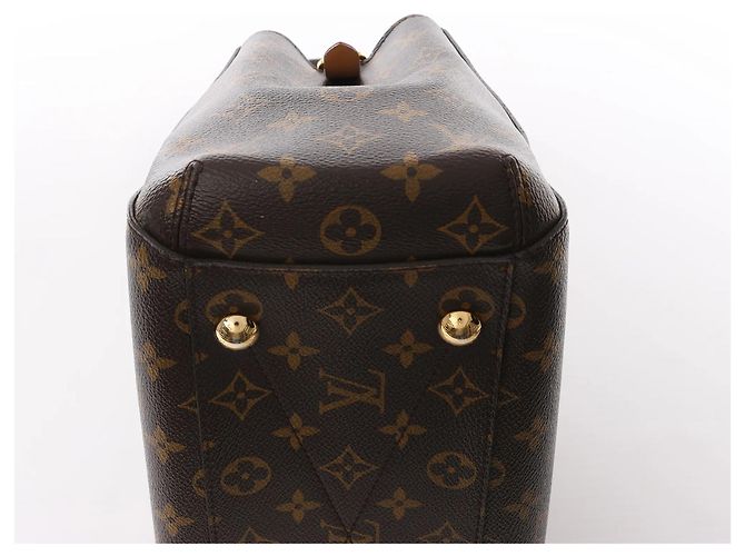 2Way Handtasche Louis Vuitton Montaigne MM aus Monogram Canvas in Braun M41056 Bordeaux - Ansicht 6