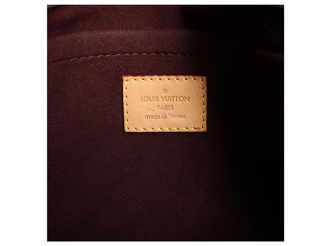 2Way Handtasche Louis Vuitton Montaigne MM aus Monogram Canvas in Braun M41056 Bordeaux - Ansicht 9