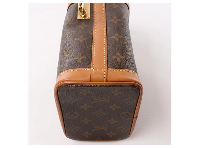 Borsa a tracolla Louis Vuitton Milk Box in tela Monogram marrone M44877 Beige - vista 8