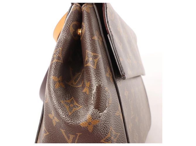 Borsa 2Way Louis Vuitton Cluny MM Monogram Canvas Marrone M42735 Bordò - vista 10