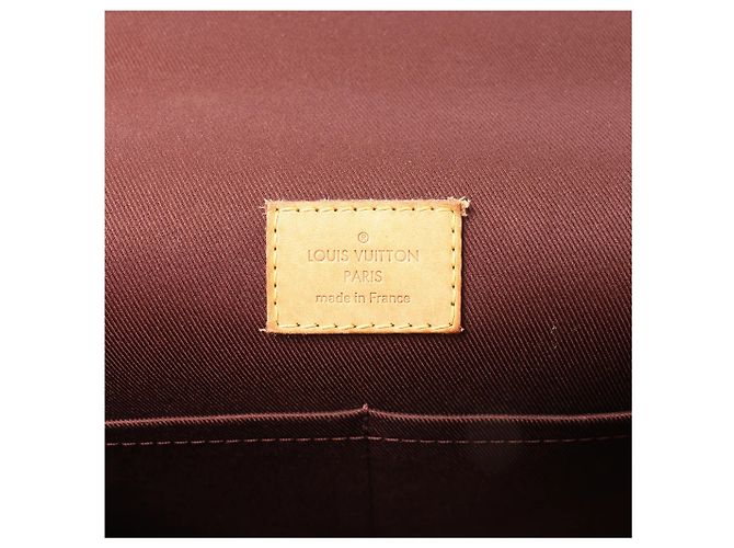 Borsa 2Way Louis Vuitton Cluny MM Monogram Canvas Marrone M42735 Bordò - vista 13