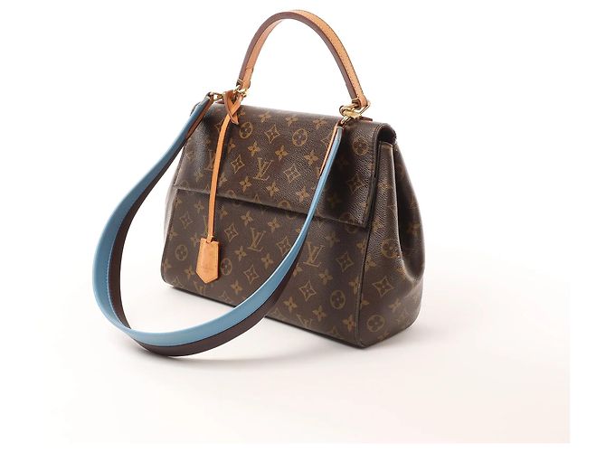 Borsa 2Way Louis Vuitton Cluny MM Monogram Canvas Marrone M42735 Bordò - vista 2