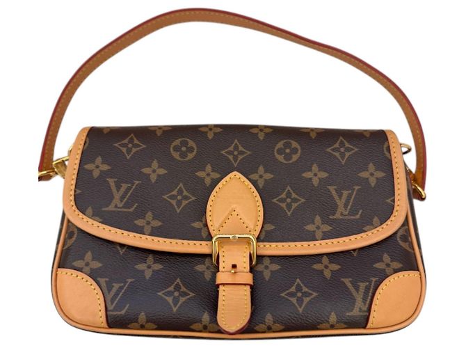 Borsa Diane in Monogram Canvas nero Louis Vuitton Marrone Monogramma - vista 11