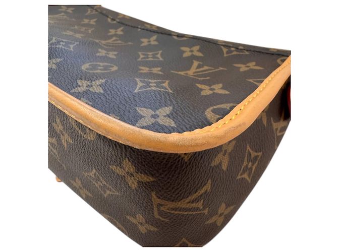 Borsa Diane in Monogram Canvas nero Louis Vuitton Marrone Monogramma - vista 7
