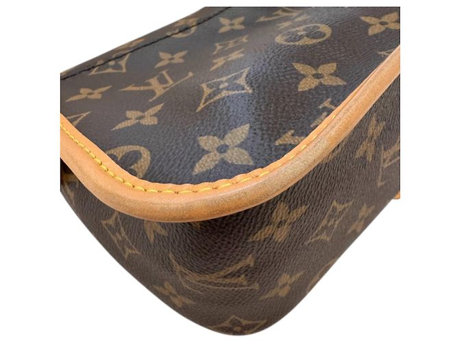 Borsa Diane in Monogram Canvas nero Louis Vuitton Marrone Monogramma - vista 8
