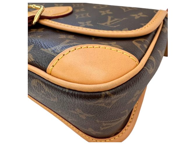 Borsa Diane in Monogram Canvas nero Louis Vuitton Marrone Monogramma - vista 9