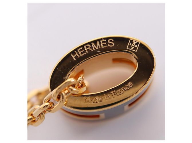 Hermès Collar Hermes Mini Pop H Negro Dorado - vista 4
